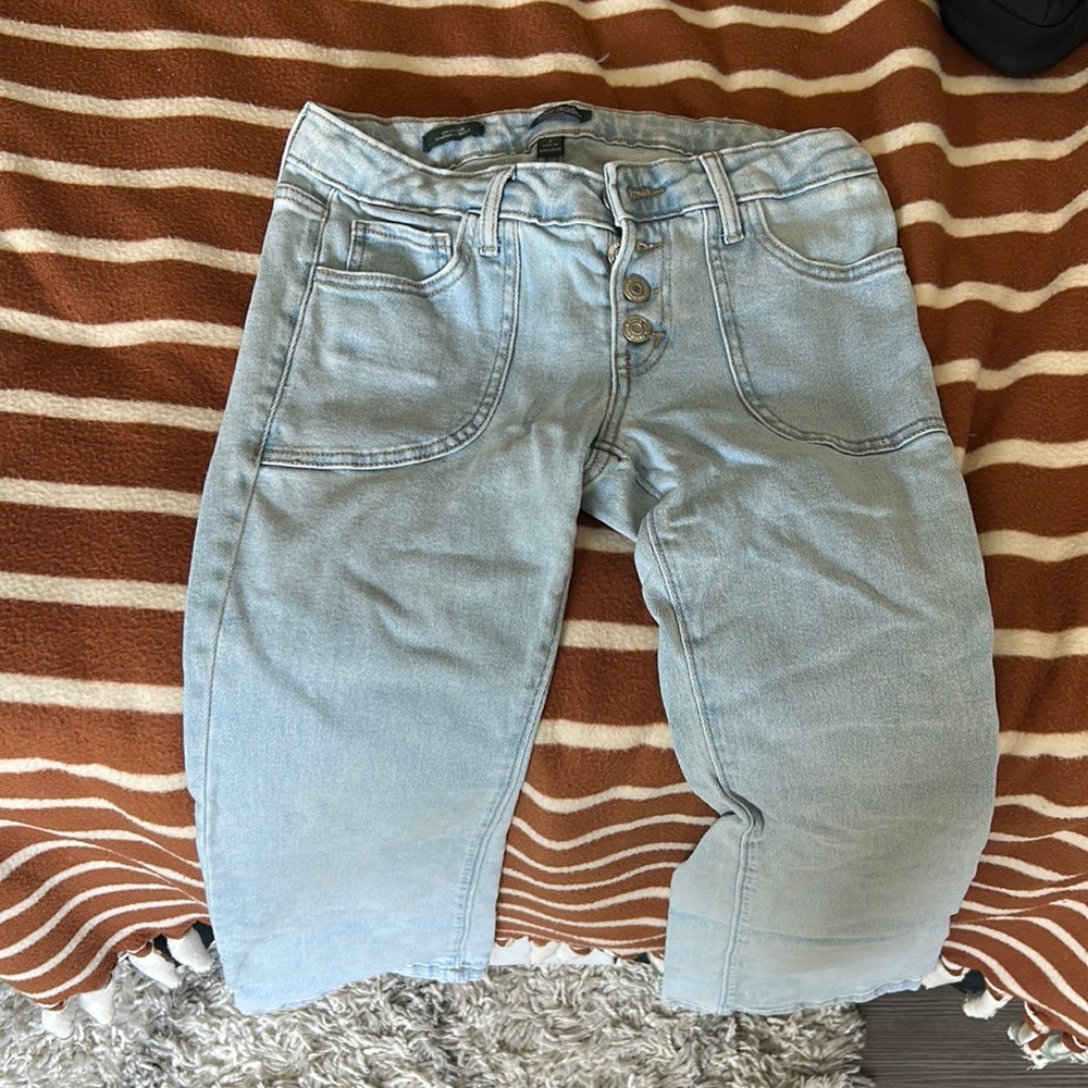 Low rise flare jeans